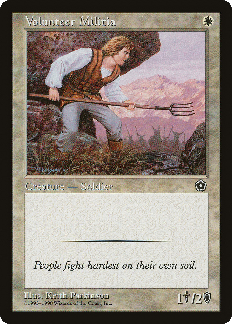 Volunteer Militia Card Image