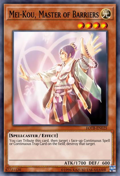 Mei-Kou, Master of Barriers Card Image