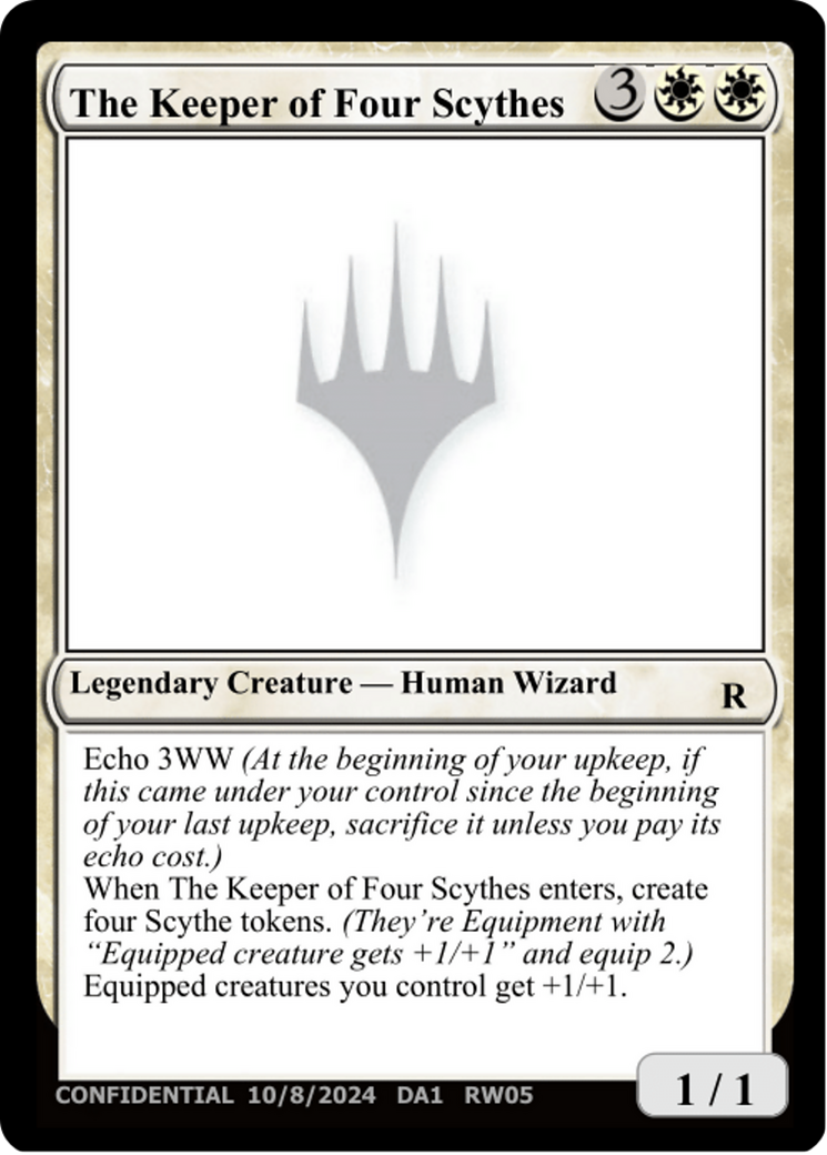 The Keeper of Four Scythes Card Image