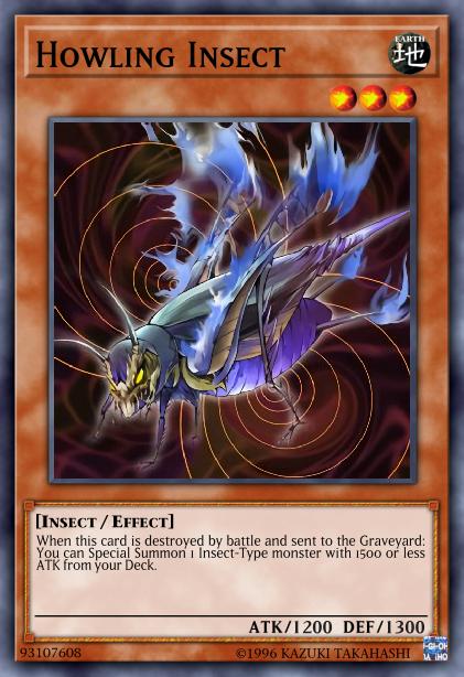 Howling Insect Card Image