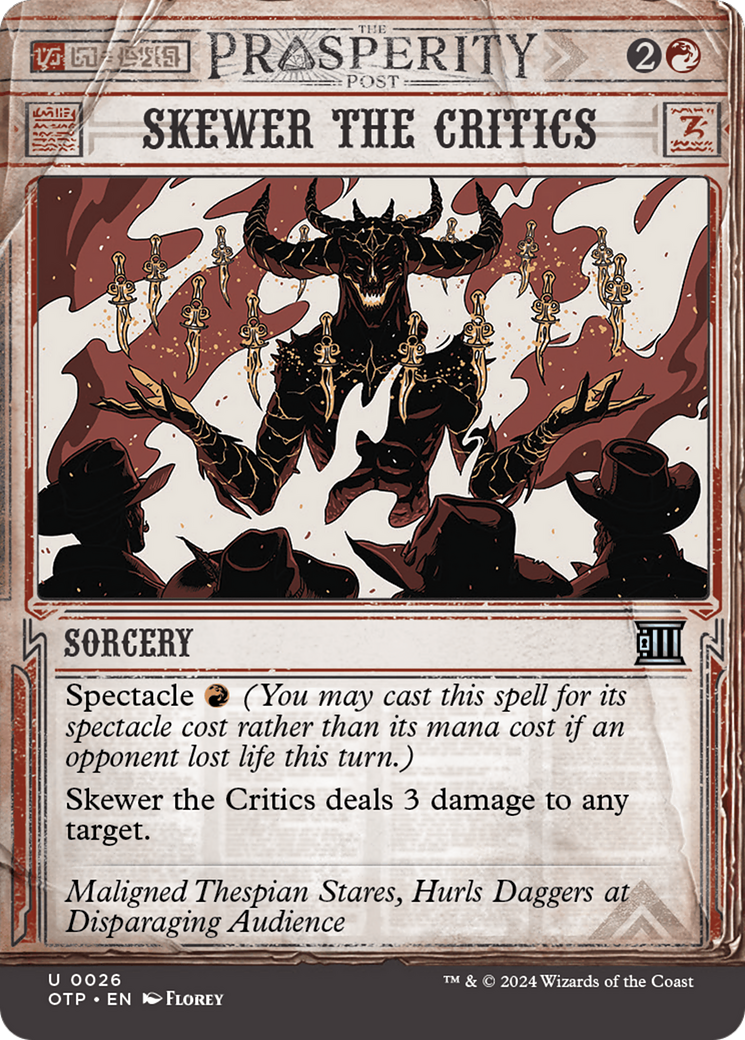 Skewer the Critics Card Image