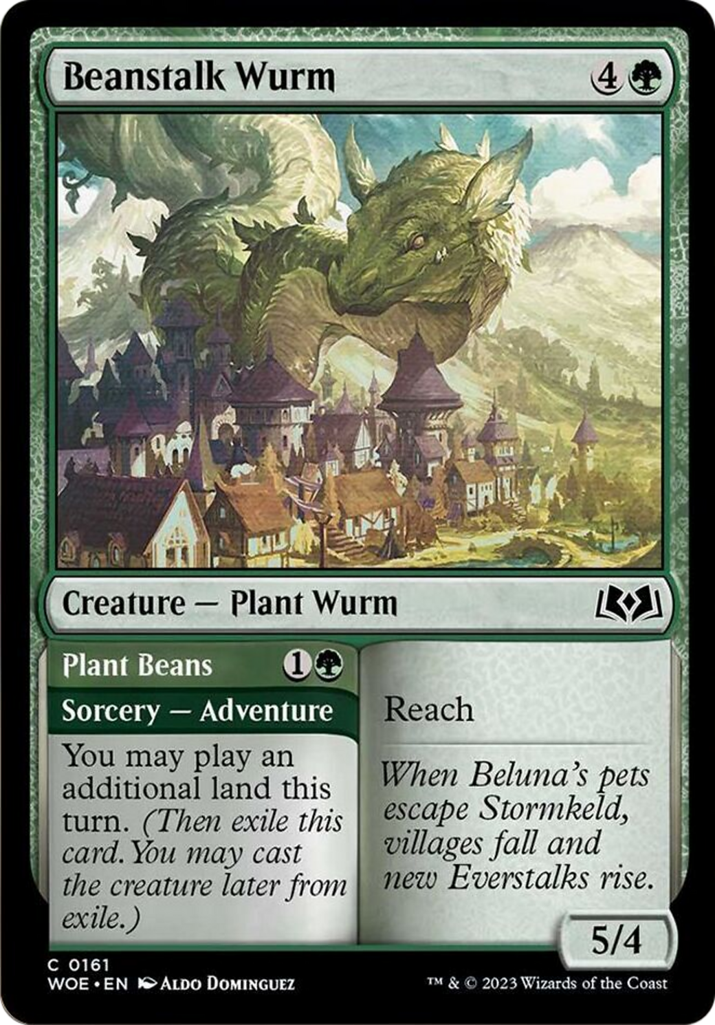 Beanstalk Wurm // Plant Beans Card Image