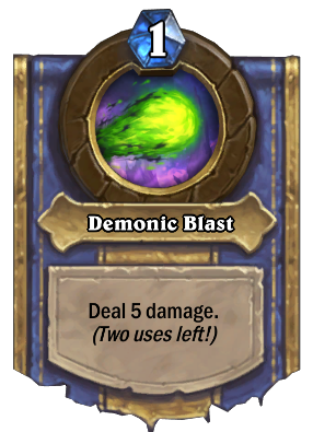 Demonic Blast Card Image