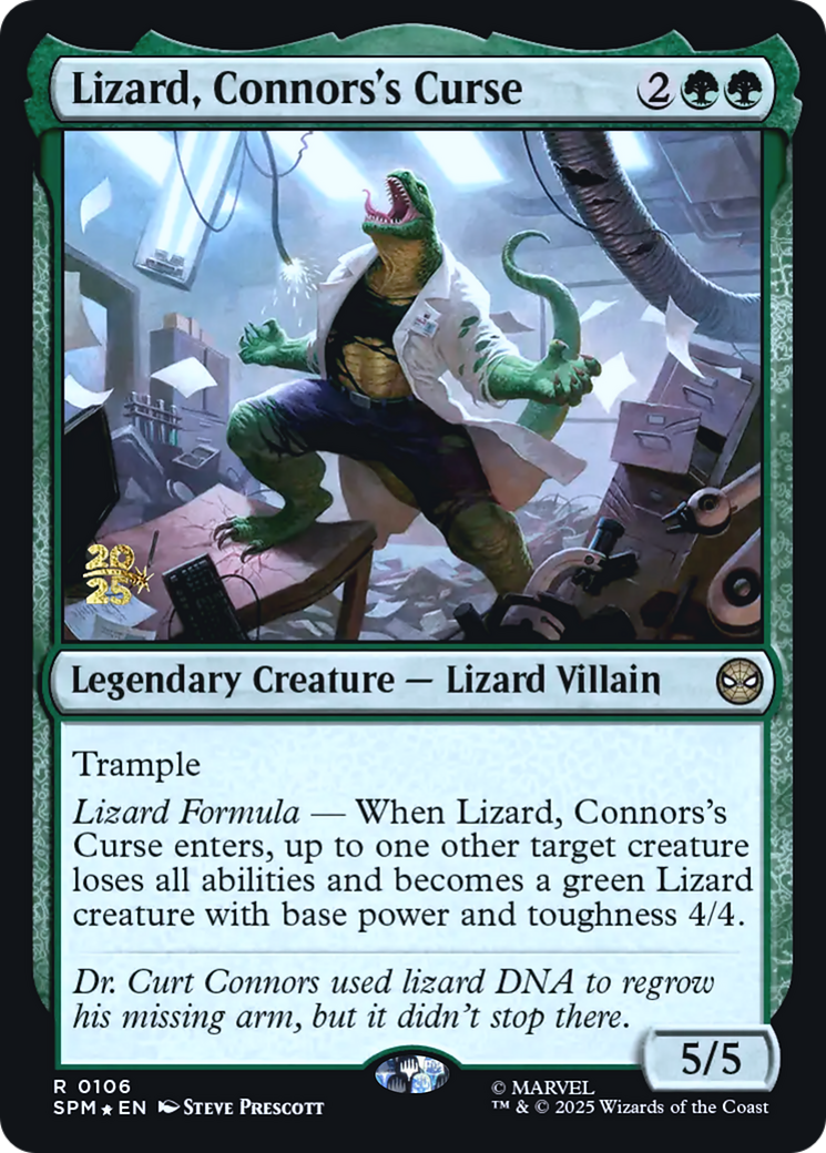 Lizard, Connors's Curse Card Image
