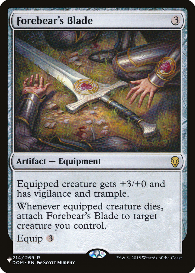Forebear's Blade Card Image