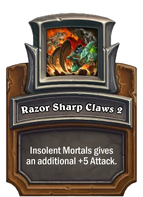 Razor Sharp Claws 2 Card Image