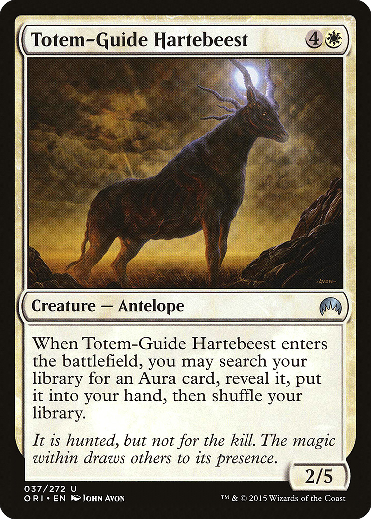 Totem-Guide Hartebeest Card Image