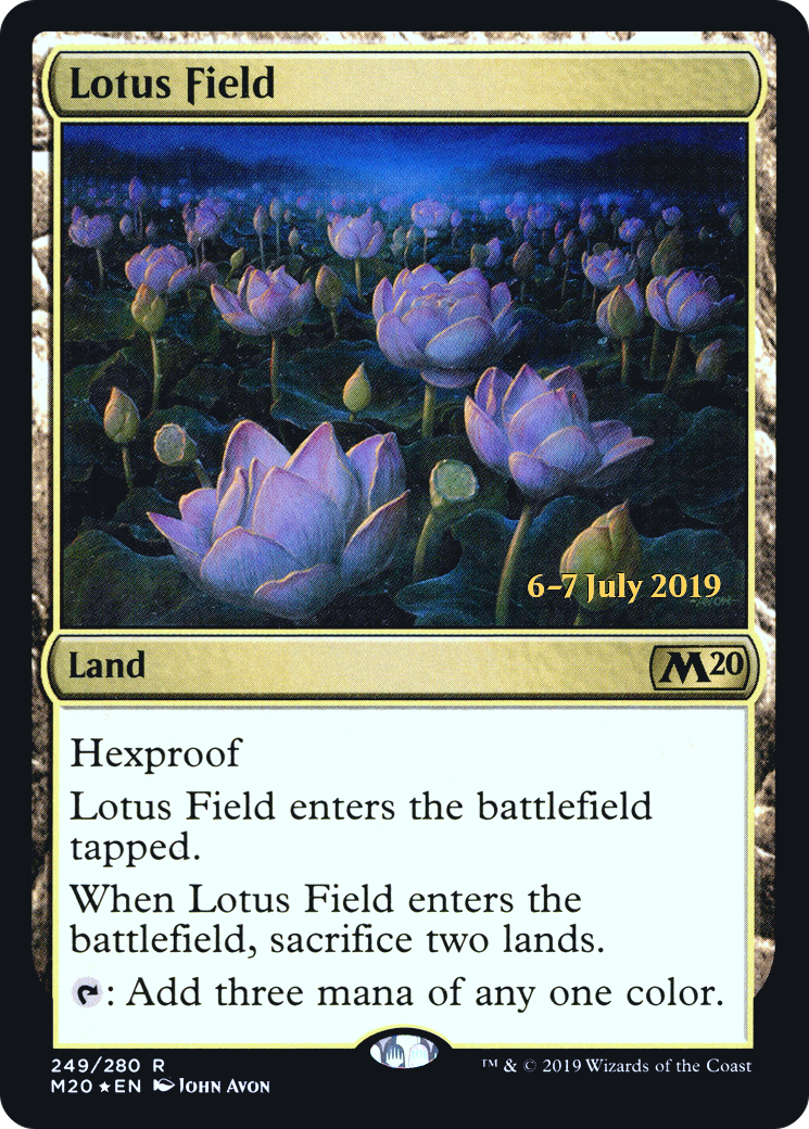 Lotus Field Card Image