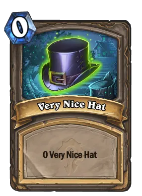 Very Nice Hat Card Image