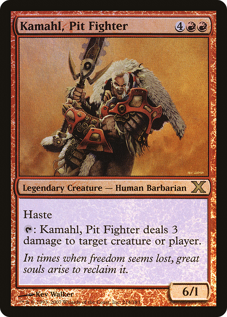 Kamahl, Pit Fighter Card Image