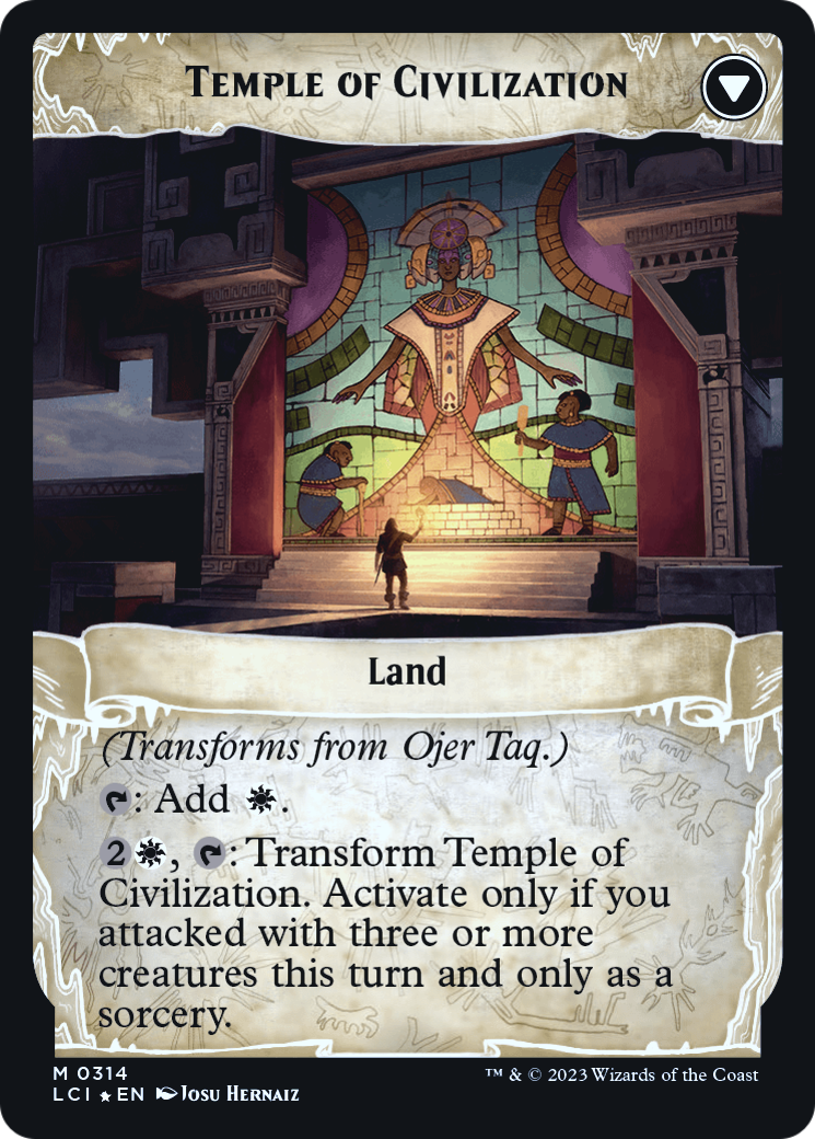 Ojer Taq, Deepest Foundation // Temple of Civilization Card Image