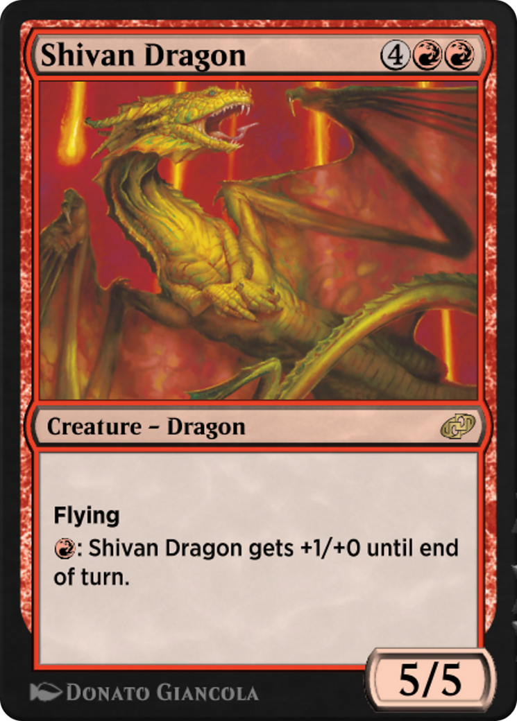 Shivan Dragon Card Image