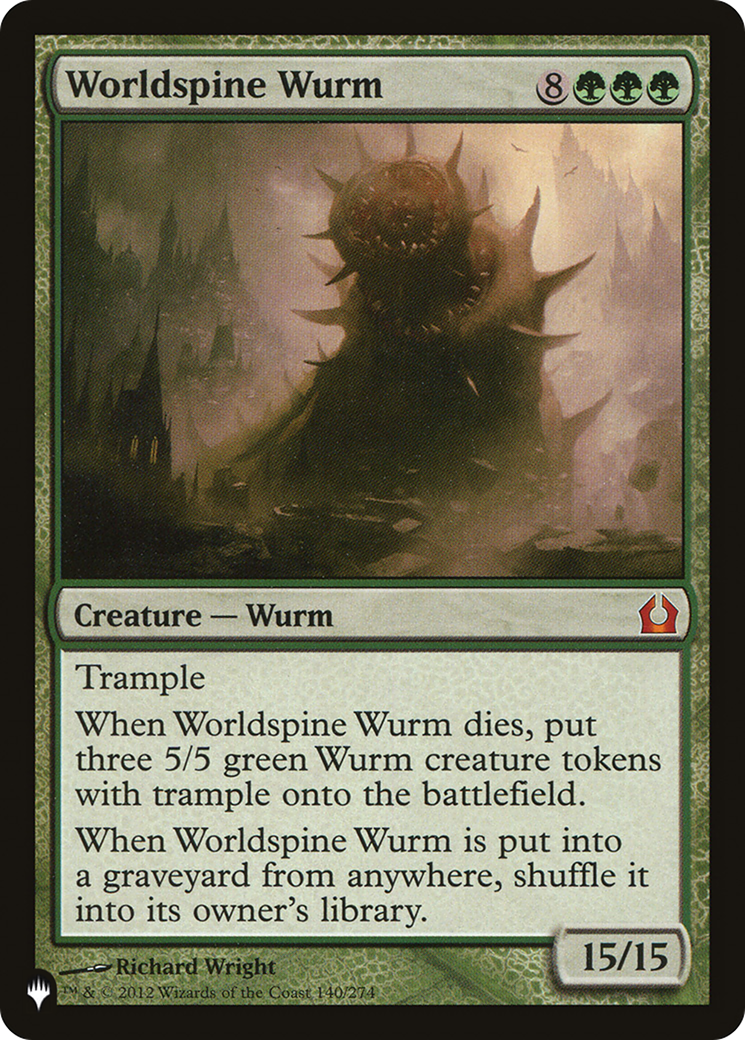 Worldspine Wurm Card Image