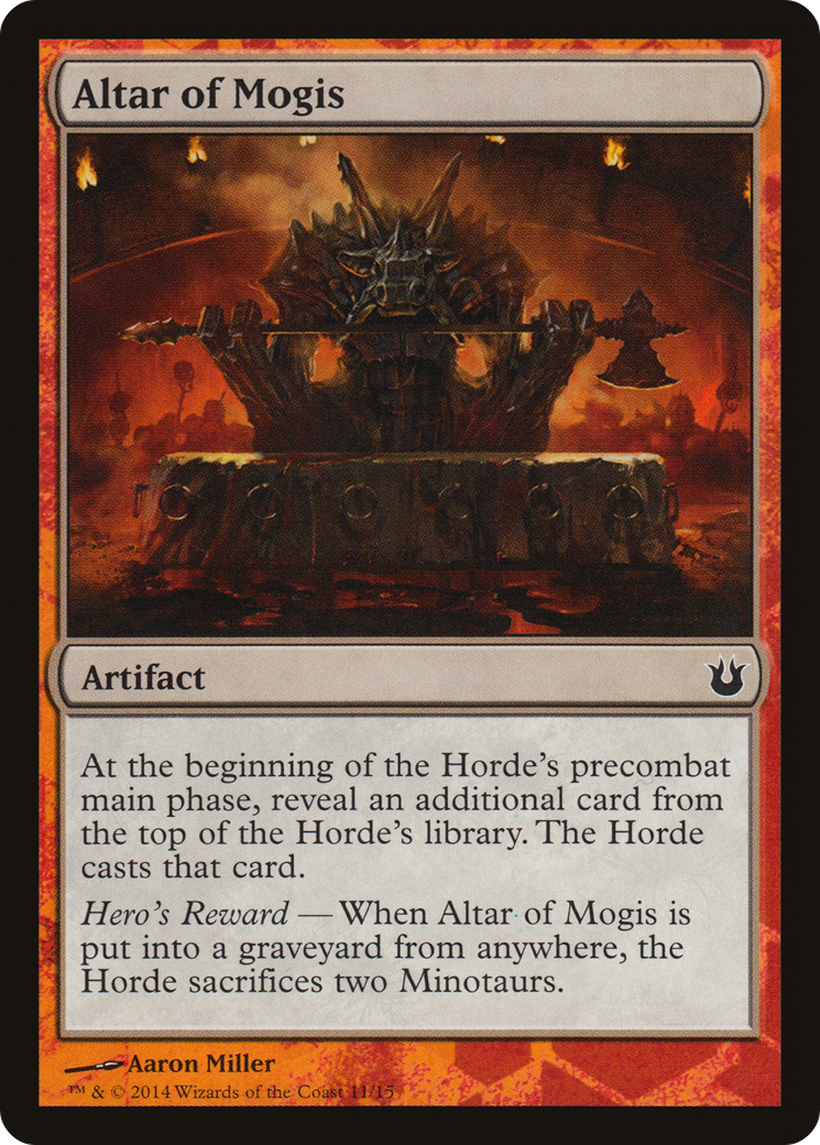 Altar of Mogis Card Image