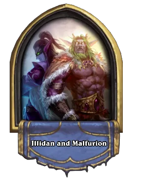 Illidan and Malfurion Card Image