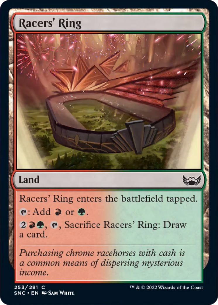 Racers' Ring Card Image
