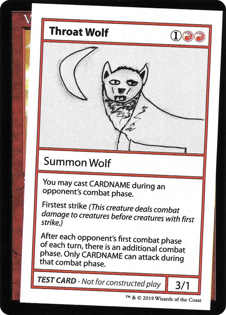 Throat Wolf Card Image