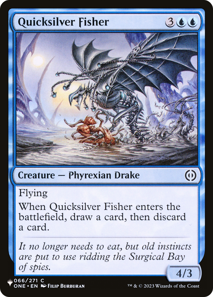 Quicksilver Fisher Card Image