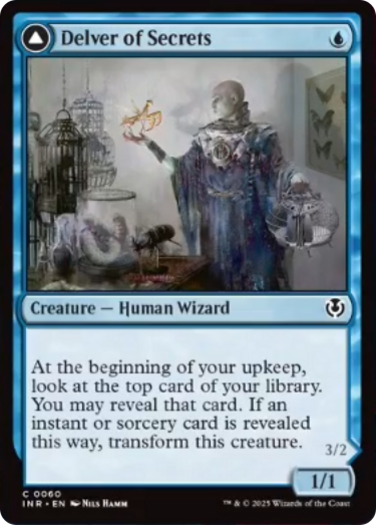 Delver of Secrets // Insectile Aberration Card Image