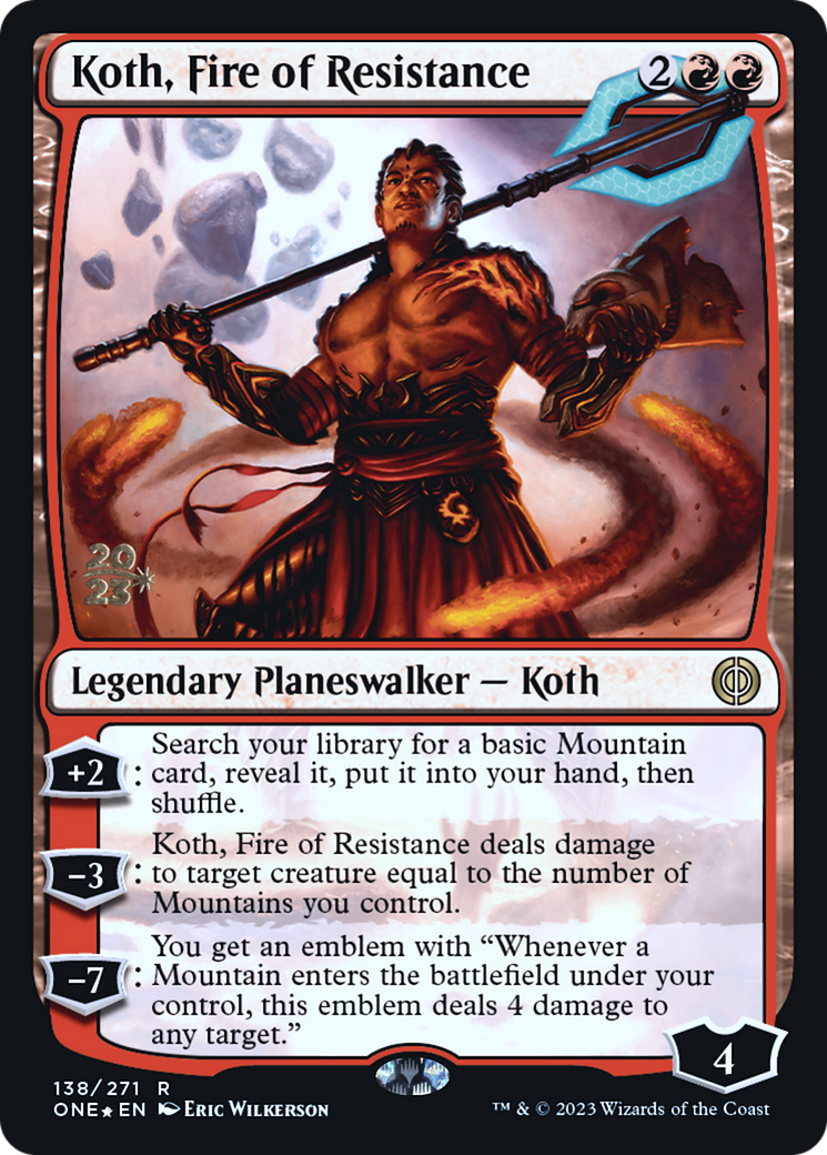 Koth, Fire of Resistance Card Image