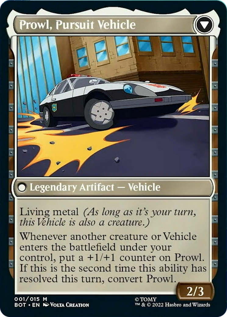 Prowl, Stoic Strategist // Prowl, Pursuit Vehicle Card Image