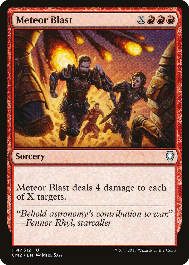 Meteor Blast Card Image