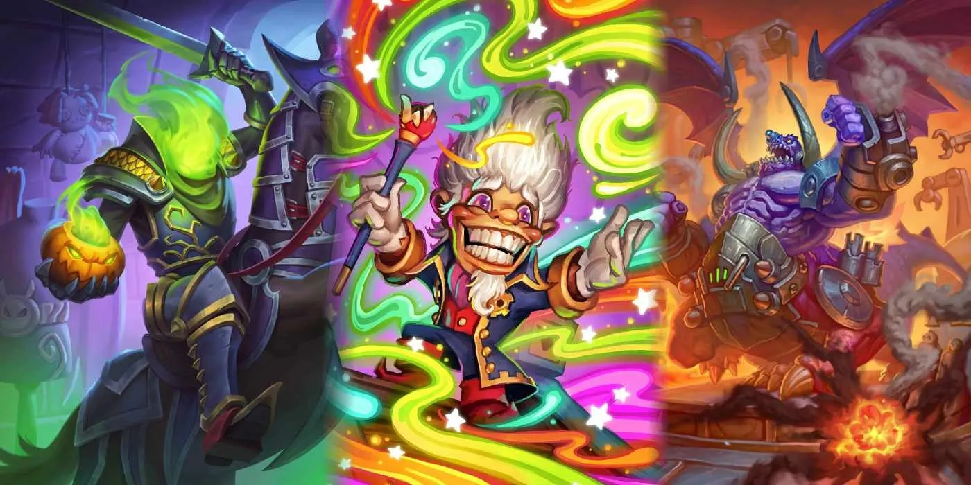 Whizbang's Workshop's Nods to the Past: Neutral, Death Knight, and Demon Hunter Cards