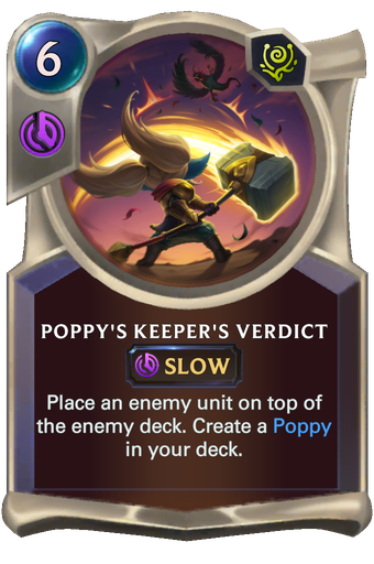 Poppy's Keeper's Verdict Card Image