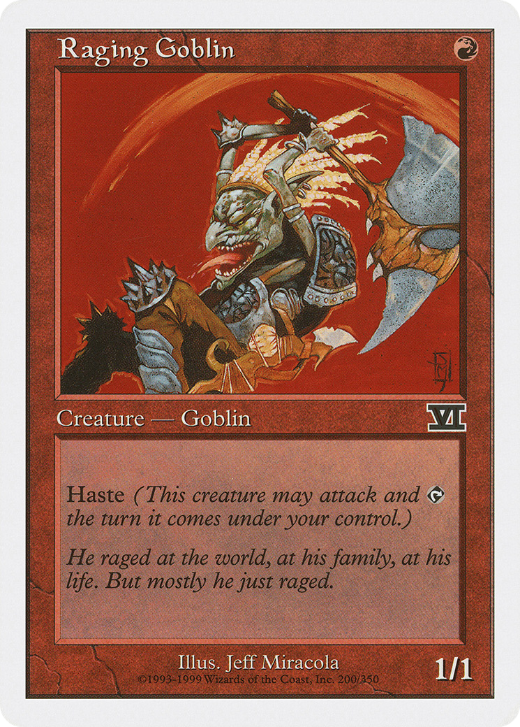 Raging Goblin Card Image