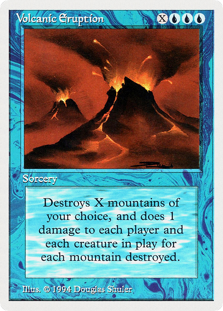 Volcanic Eruption Card Image