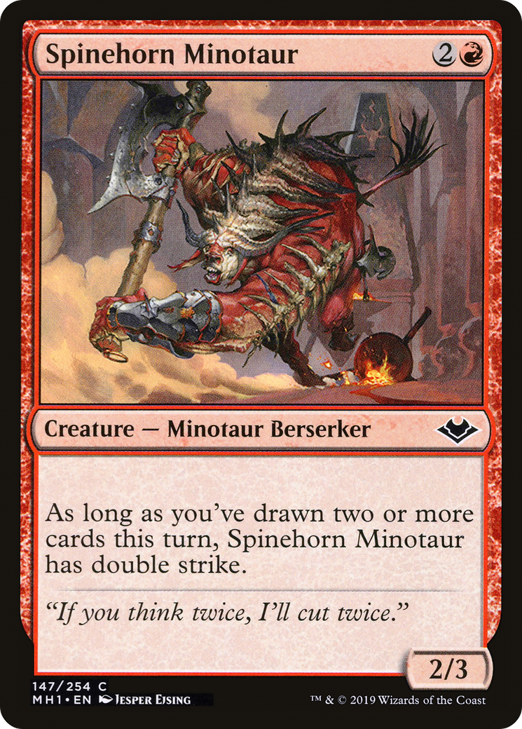Spinehorn Minotaur Card Image