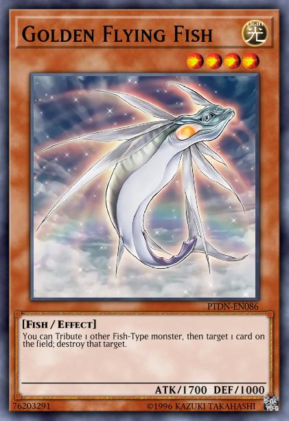 Golden Flying Fish Card Image