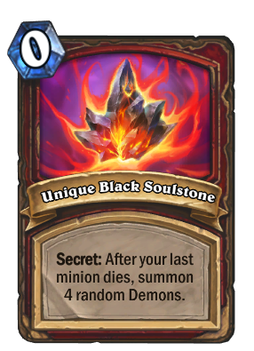 Unique Black Soulstone Card Image
