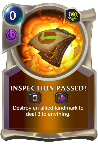 Inspection Passed! Card Image