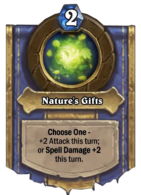 Nature's Gifts Card Image