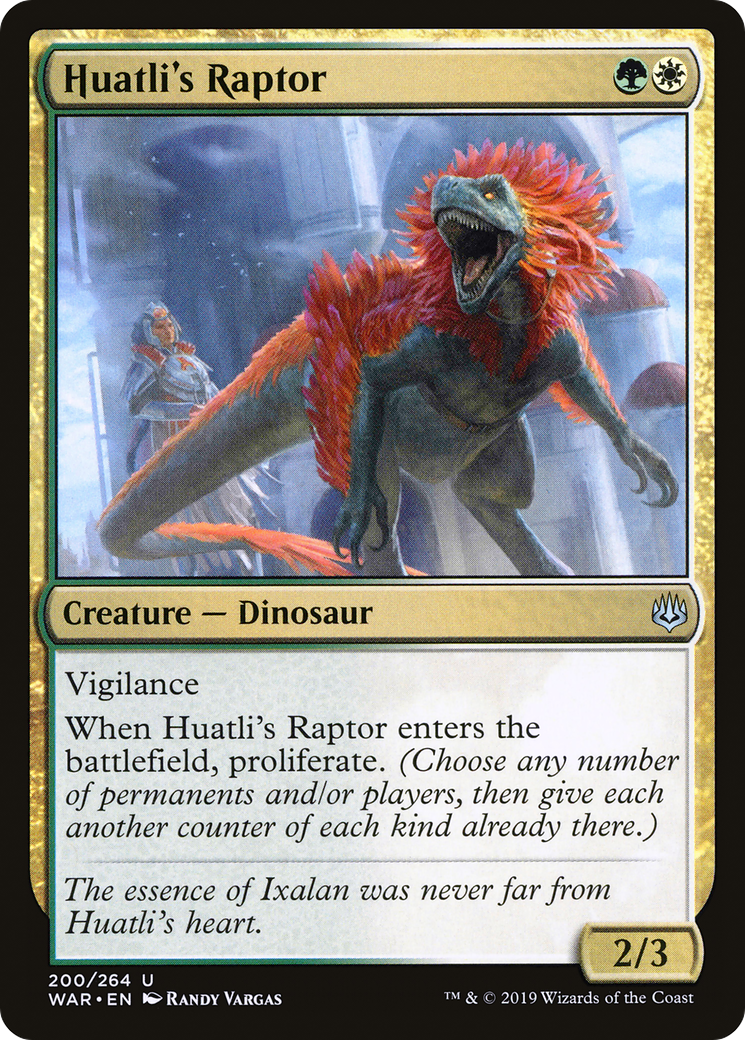 Huatli's Raptor Card Image