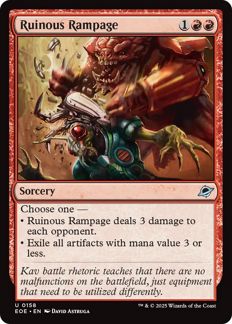 Ruinous Rampage Card Image