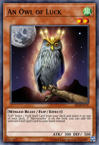 An Owl of Luck Card Image