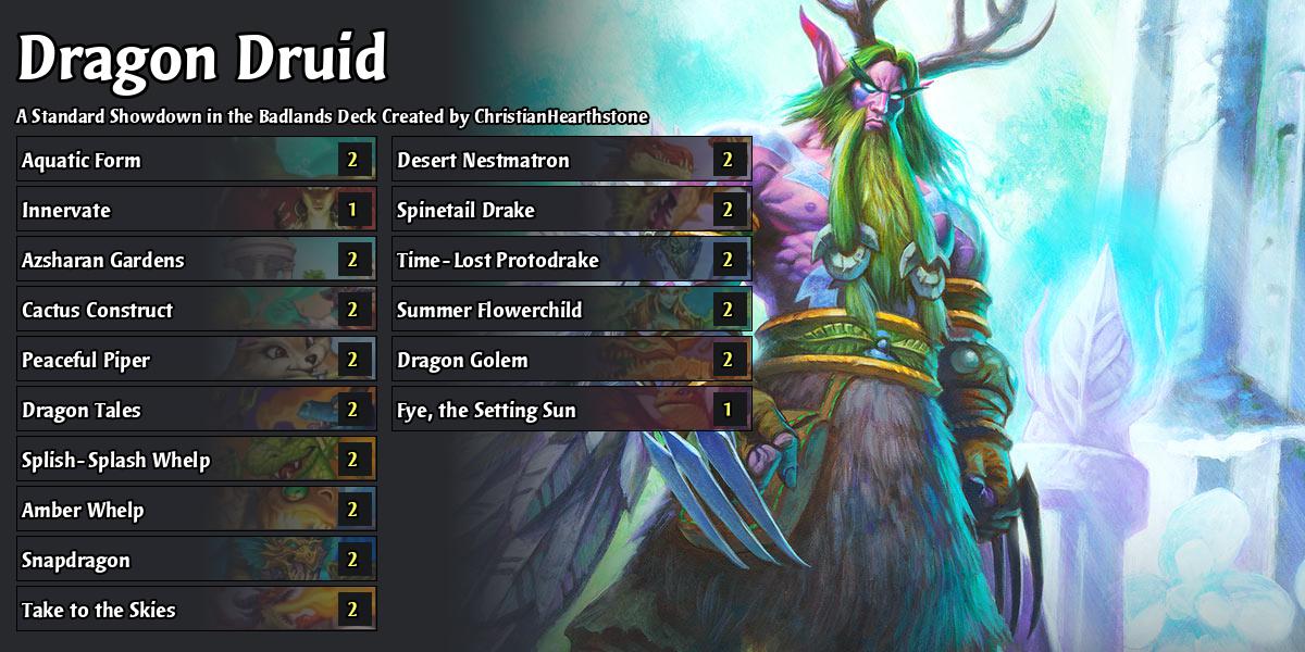 Hearthstone Showdown in the Badlands decks and deck codes