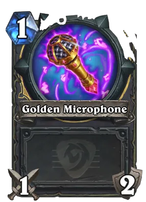 Golden Microphone Card Image