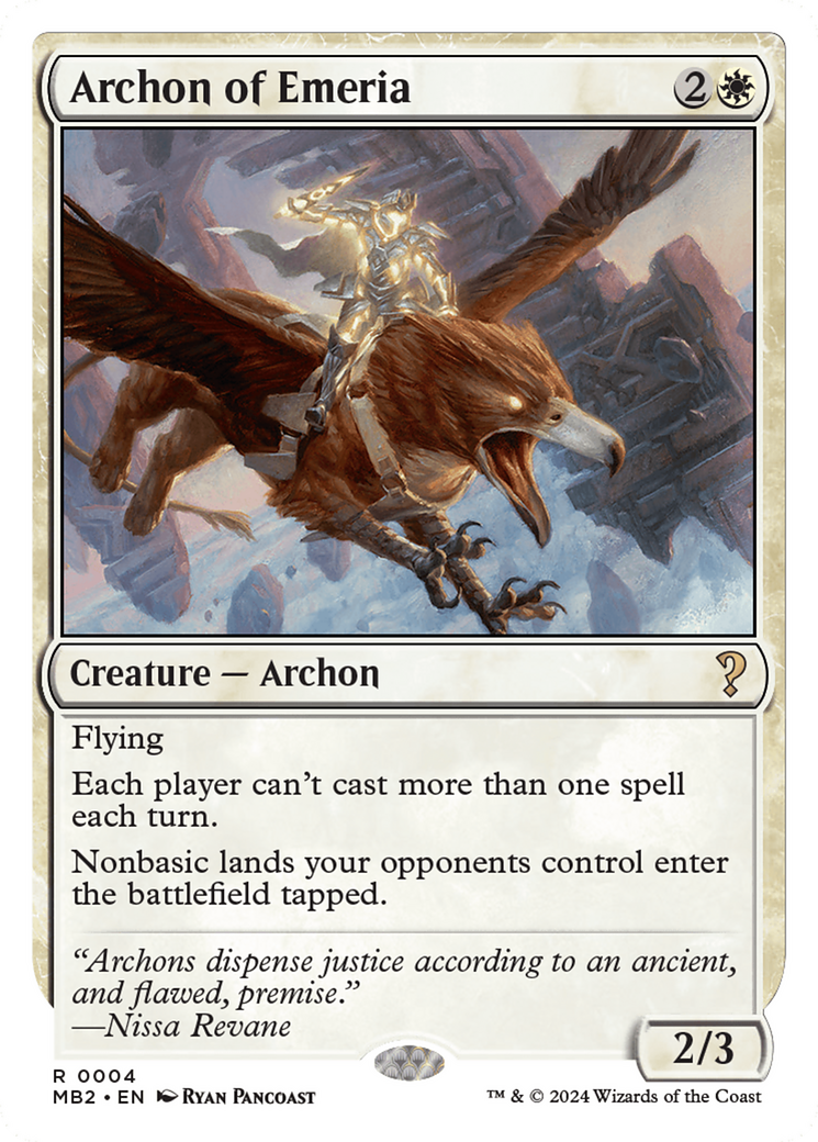 Archon of Emeria Card Image