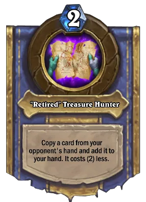 "Retired" Treasure Hunter Card Image