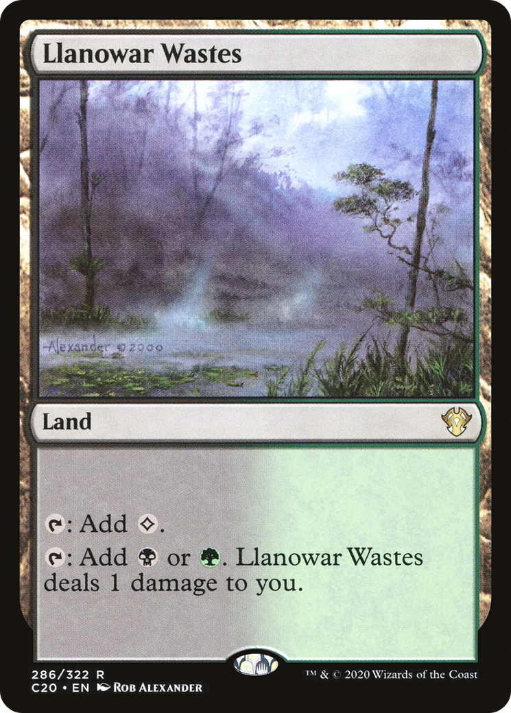 Llanowar Wastes Card Image