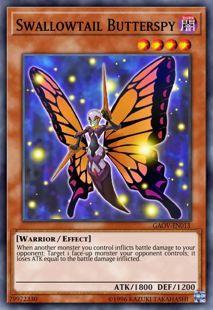 Swallowtail Butterspy Card Image