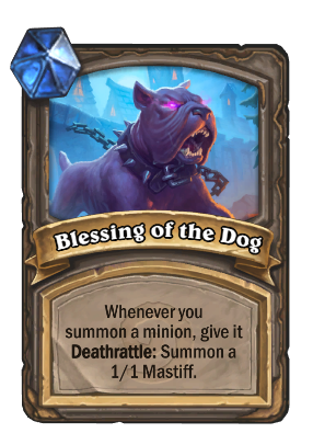Blessing of the Dog Card Image