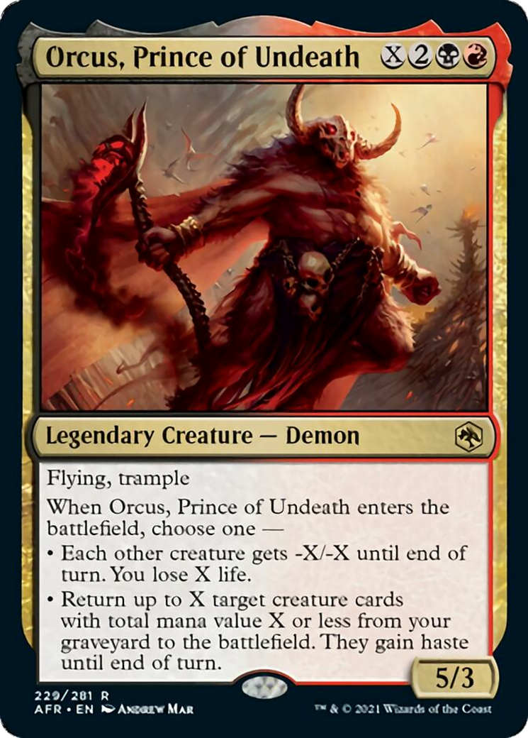 Orcus, Prince of Undeath Card Image