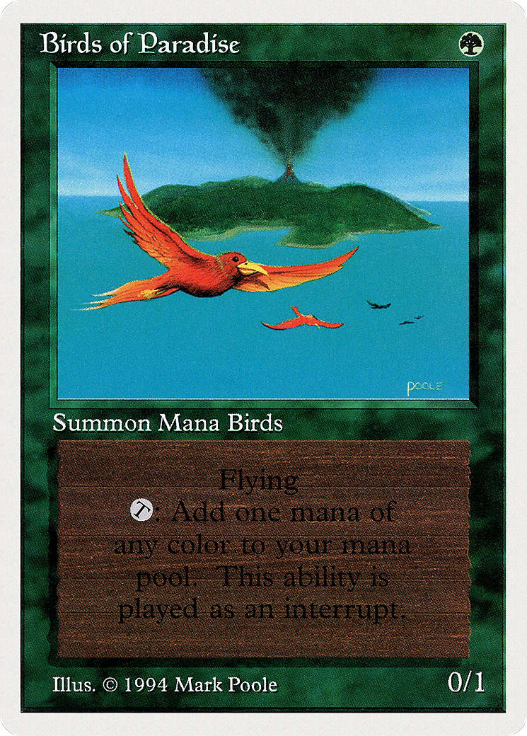 Birds of Paradise Card Image