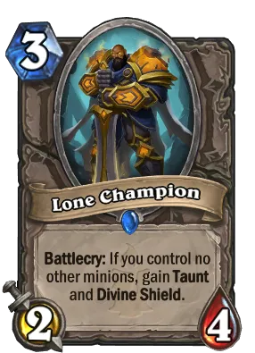Lone Champion Card Image