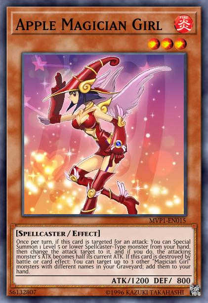 Apple Magician Girl Card Image