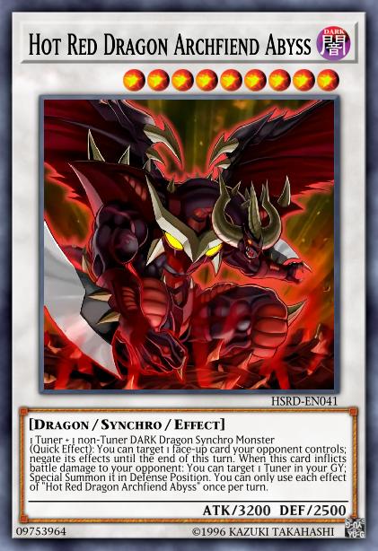 Hot Red Dragon Archfiend Abyss Card Image
